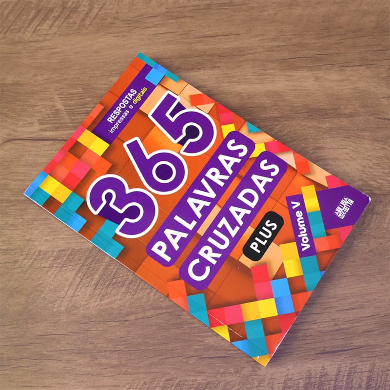 Livro 365 Palavras Cruzadas Plus | Volume V