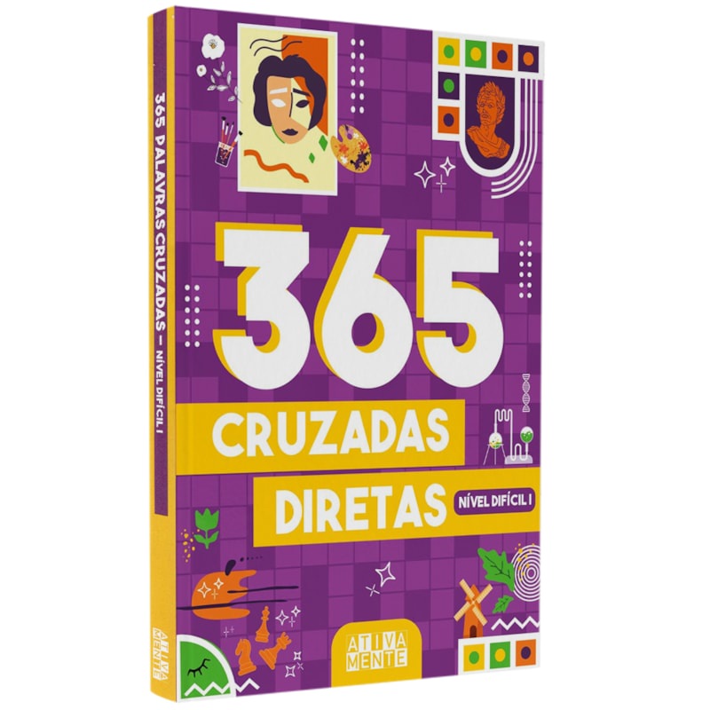 Livro 365 Cruzadas Diretas | Nível Difícil 1