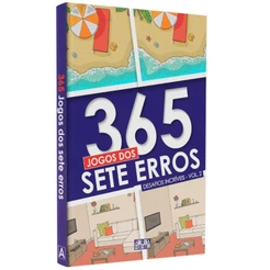 Livro 365 Jogos dos Sete Erros | Desafios Incríveis Vol. 2