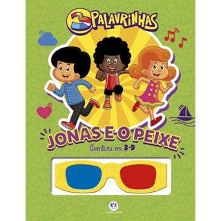 Livro 3 Palavrinhas | Jonas e o Peixe | 3 a 5 Anos em Oferta na Shopee