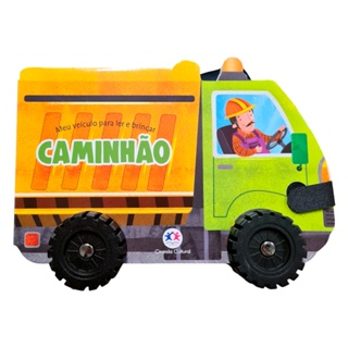 Livro Cartonado| Meu Veículo Para Ler e Brincar | Caminhão em Oferta na Shopee