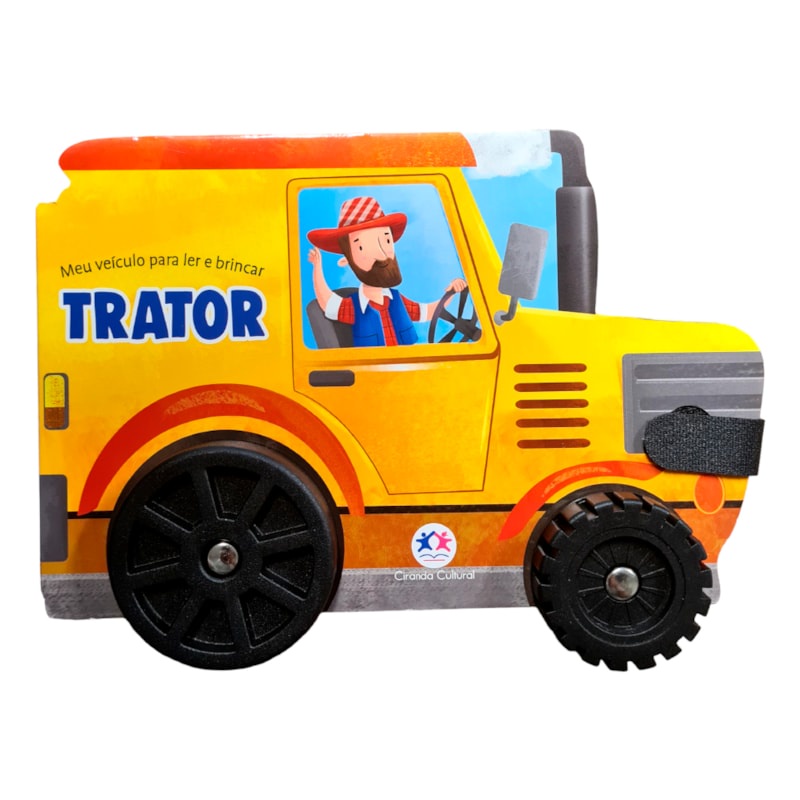 Livro Cartonado| Meu Veículo Para Ler e Brincar | Trator em Oferta na Shopee