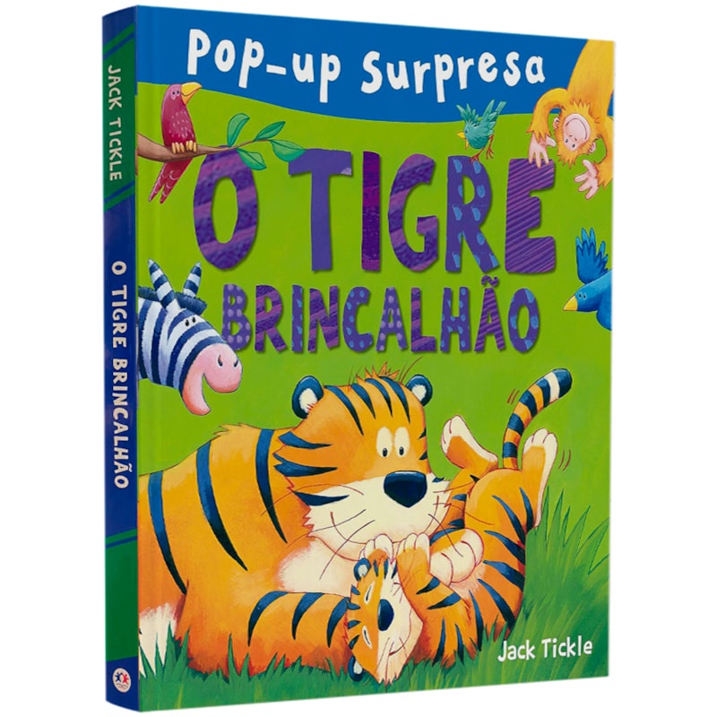 Livro O Tigre Brincalhão | Pop-up Surpresa | Jack Tickle | A Partir de 3 Anos em Oferta na Shopee