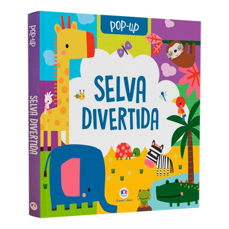 Livro Selva Divertida | Pop-up em Oferta na Shopee