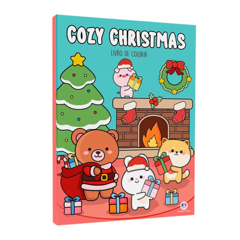 Livro Cozy Christmas | Livro de Colorir