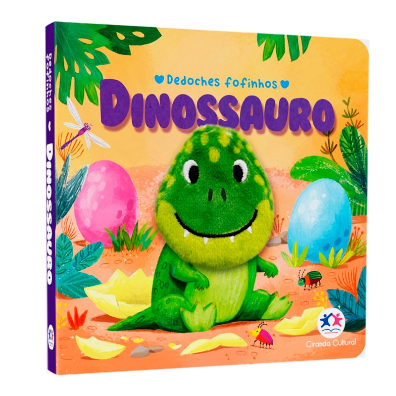 Livro Dinossauro | Dedoches Fofinhos em Oferta na Shopee