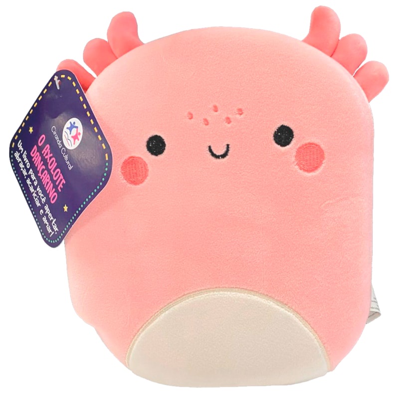 Livro O Axolote Dançarino | Capa Pelúcia em Oferta na Shopee