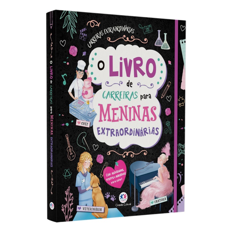 O Livro de Carreiras Para Meninas Extraordinárias | Carreiras Extraordinárias em Oferta na Shopee
