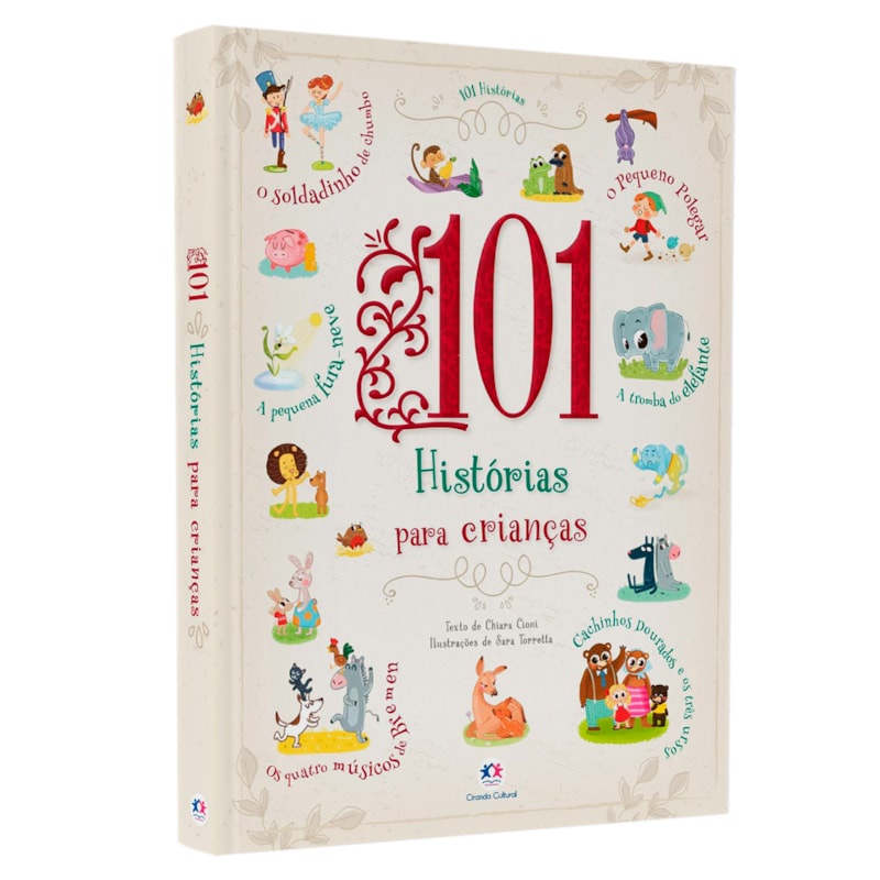 Livro 101 Histórias | Histórias Para Crianças | Chiara Cioni em Oferta na Shopee