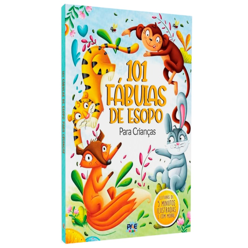 Livro 101 Fábulas de Esopo | Para Crianças
