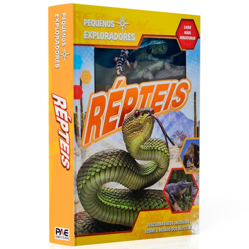 Livro Pequenos Exploradores | Répteis