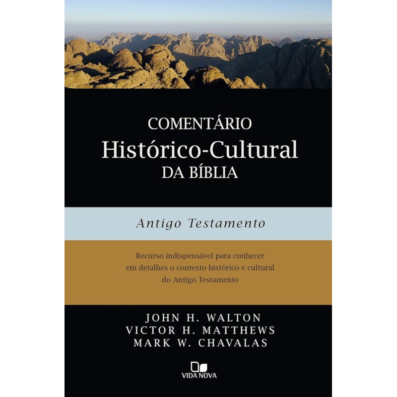 Comentário Histórico-Cultural da Bíblia | Antigo Testamento | John H. Walton em Oferta na Shopee