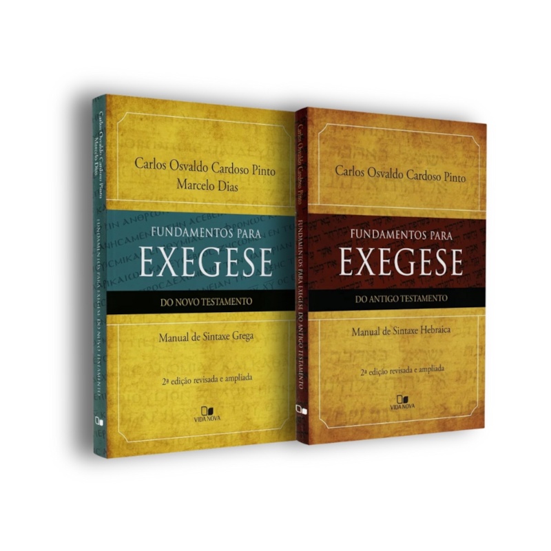 Livro Kit Fundamentos Para Exegese | Antigo e Novo Testamento | Carlos Osvaldo C. Pinto e Marcelo Dias