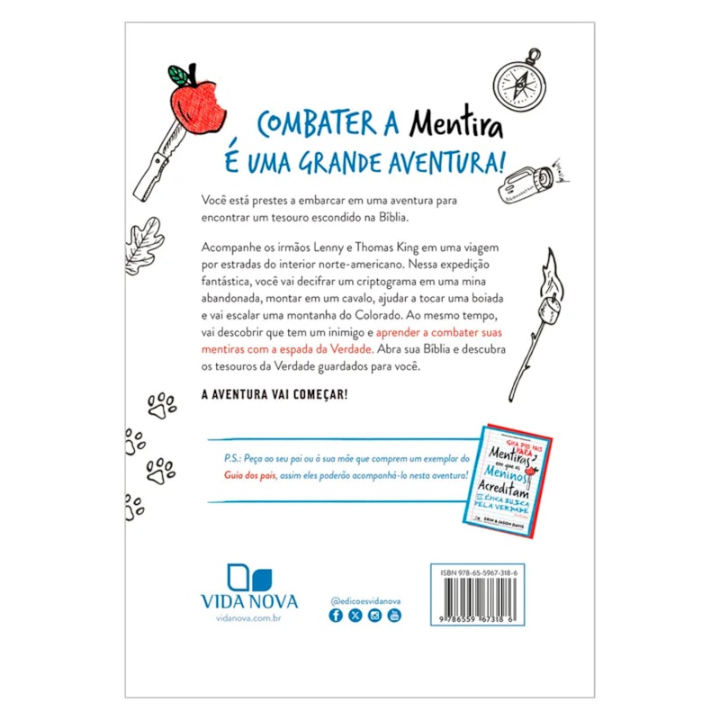 Detalhes do Livro Mentiras Em Que os Meninos Acreditam | Erin & Jason Davis