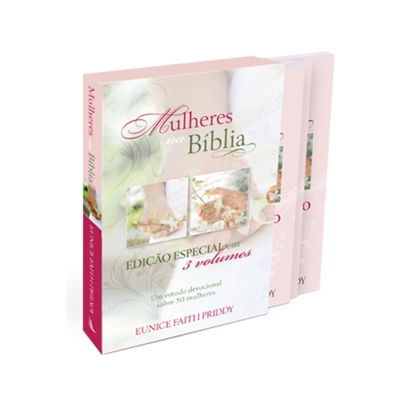 Livro Mulheres na Bíblia | Eunice Faith Priddy | Box 3 Volumes em Oferta na Shopee