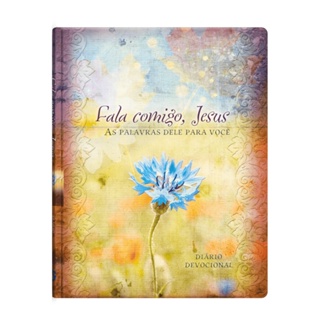 Livro Diário Devocional Fala Comigo Jesus | Capa Dura em Oferta na Shopee