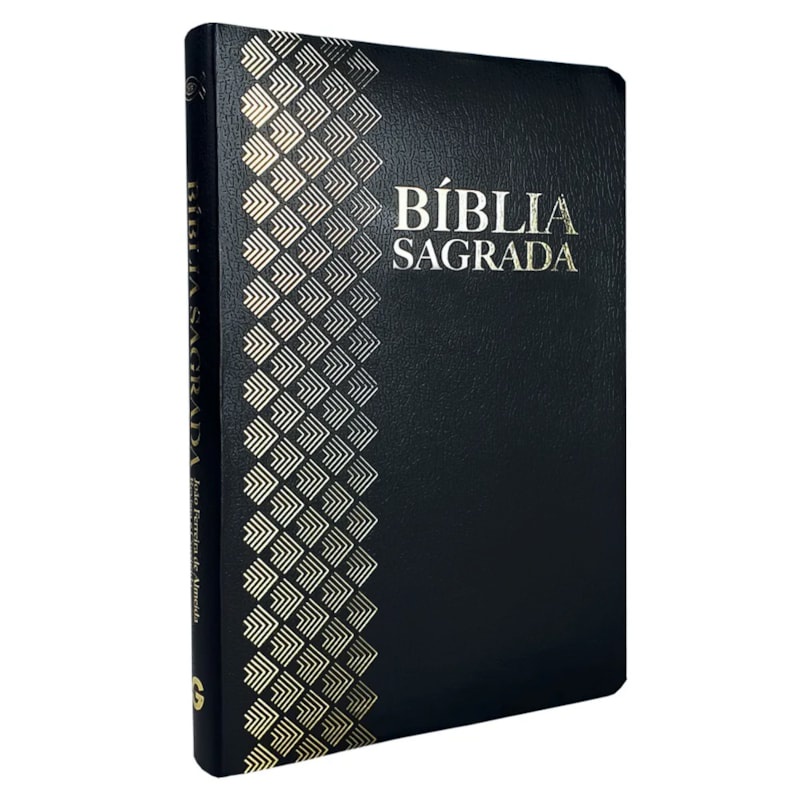 Bíblia Sagrada | ARC | Letra Normal | Capa Luxo Preta em Oferta na Shopee