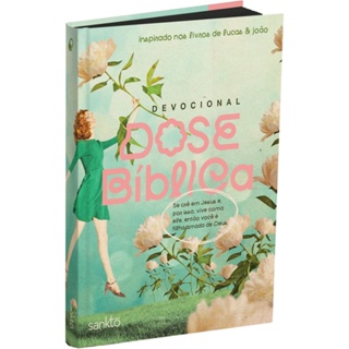 Livro Devocional Dose Bíblica | Capa Dura Jardim em Oferta na Shopee