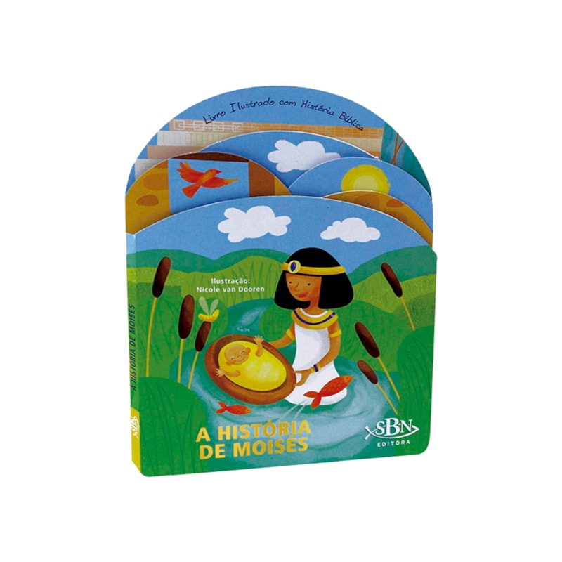 Livro Coleção Amigos do Criador | A História de Moisés | 3 a 5 Anos em Oferta na Shopee
