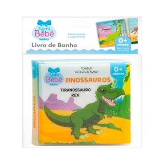 Livro Um Livro de Banho | Dinossauro | 0 a 6 meses em Oferta na Shopee