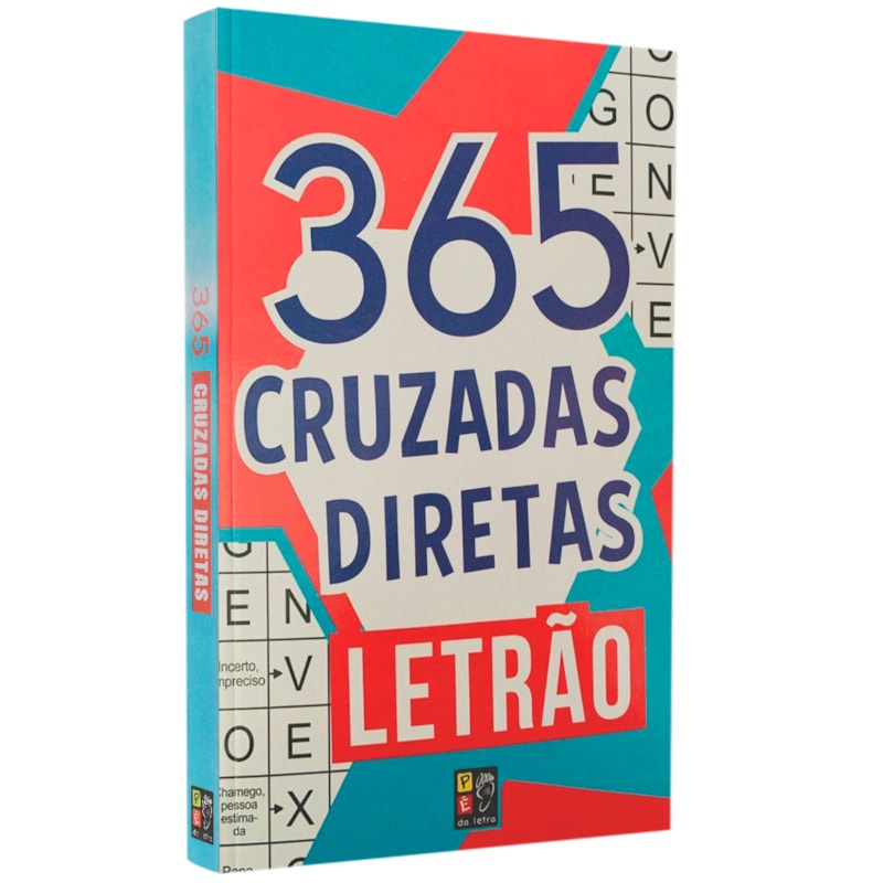 Livro 365 Cruzadas Diretas | Letrão | Azul