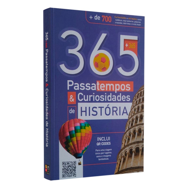 Livro 365 Passatempos & Curiosidades de Historia | Inclui QR Codes em Oferta na Shopee
