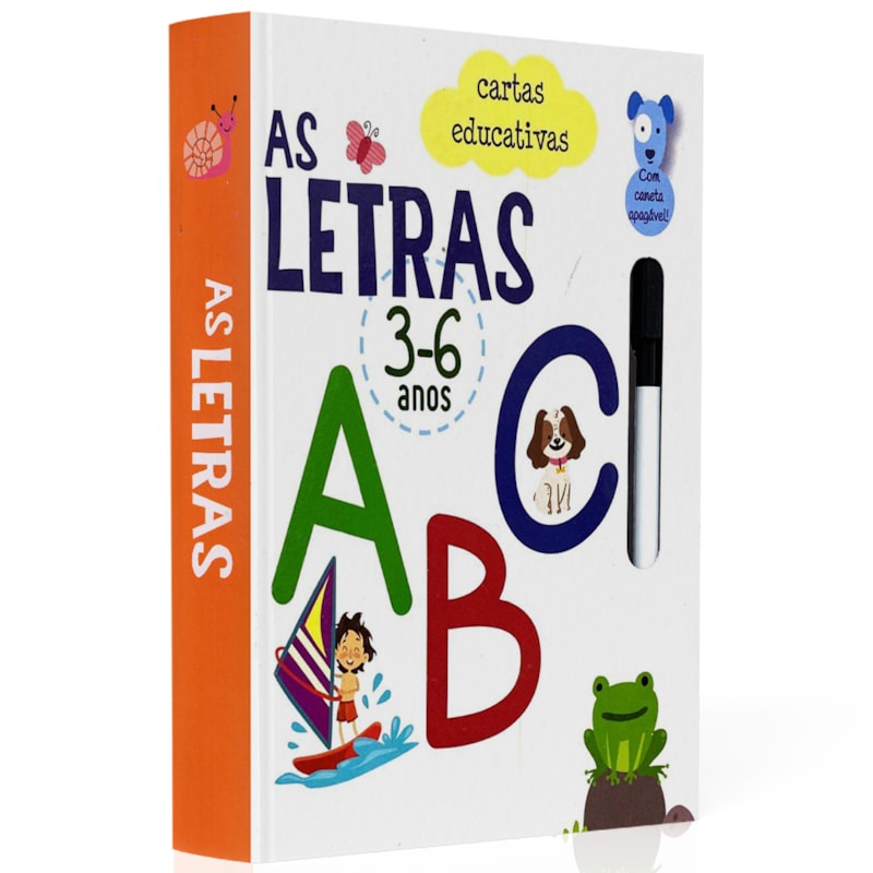 Livro Cartas Educativas | As Letras | 3 a 6 Anos em Oferta na Shopee