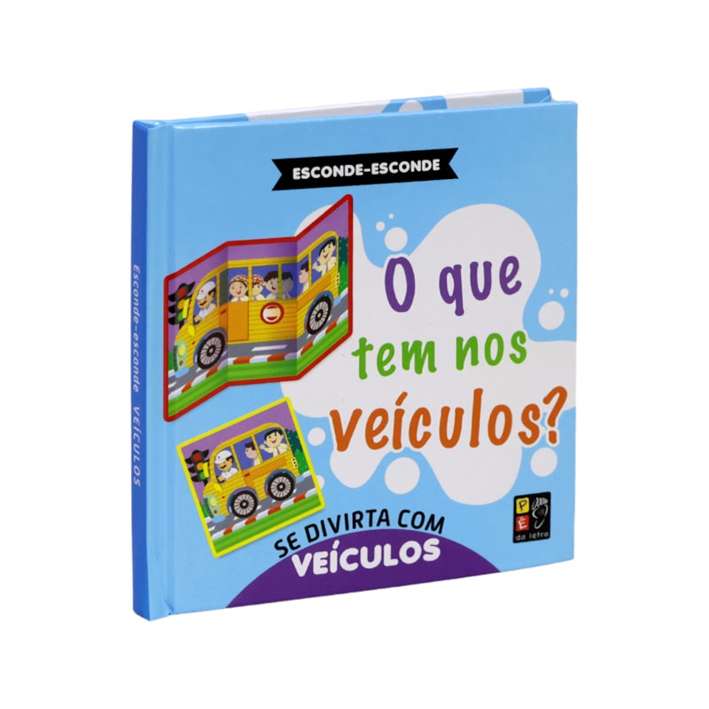 Livro O Que Tem Nos Veículos? Esconde-Esconde | 2 A 6 Anos em Oferta na Shopee