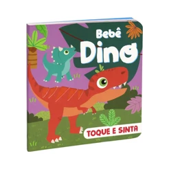 Livro Bebê Dino | Toque e Sinta | 1 a 4 Anos