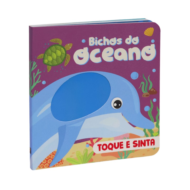 Livro Bichos do Oceano | Toque e Sinta | 1 a 4 Anos