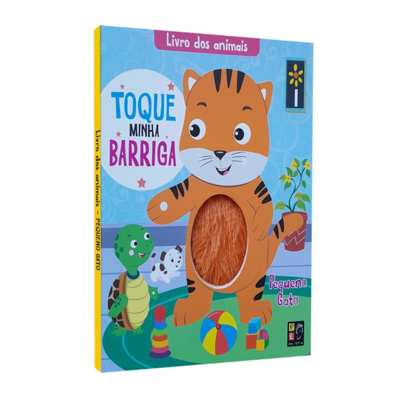 Livro dos Animais | Toque minha Barriga | Pequeno Gato em Oferta na Shopee