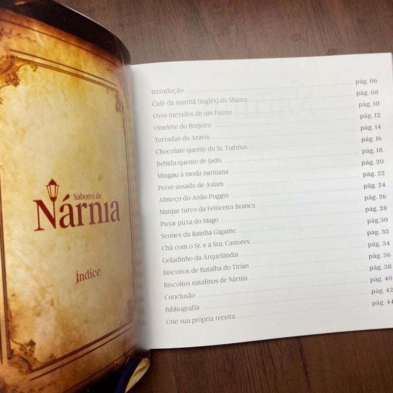Livro Sabores de Nárnia | Vinícius A. Miranda