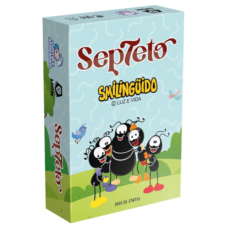 Septeto Smilinguido | Jogo De Cartas |  Livreto em Oferta na Shopee