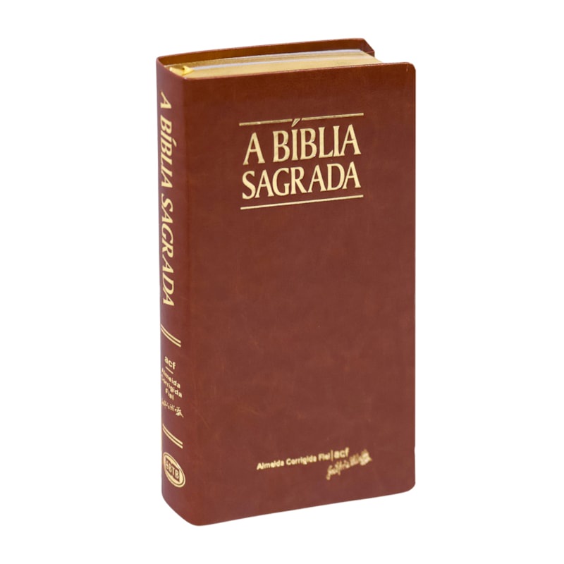 Bíblia Sagrada| ACF | Letra Gigante | Capa Luxo Caramelo em Oferta na Shopee
