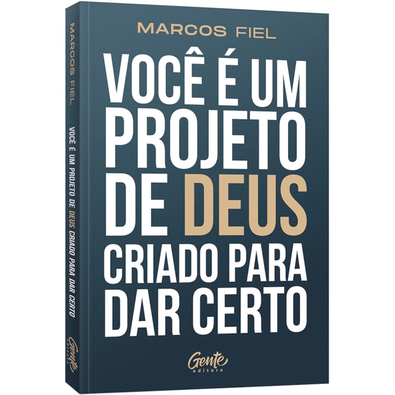 Livro Você é um projeto de Deus criado para da certo | Marcos Fiel - Books & Magazines