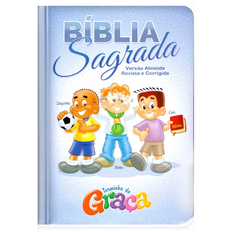 Bíblia da Turminha da Graça | Capa Almofadada | Menino - Books & Magazines