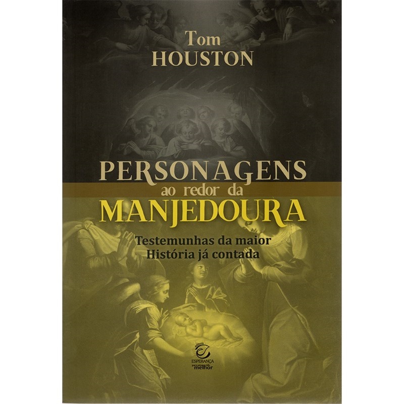 Livro Personagens ao Redor da Manjedoura | Tom Houston em Oferta na Shopee