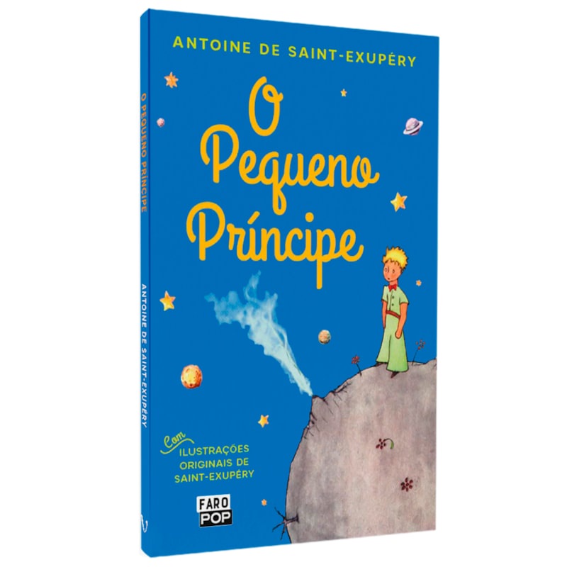 Livro O Pequeno Príncipe| Saint-Exupéry | Capa Azul