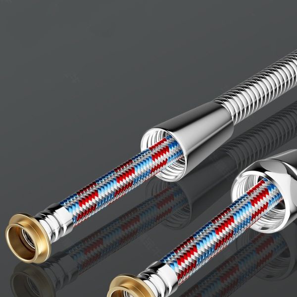 Cano Flexível Inox Mangueira Flexível de Aço Inox para Ducha  Casa De Banho