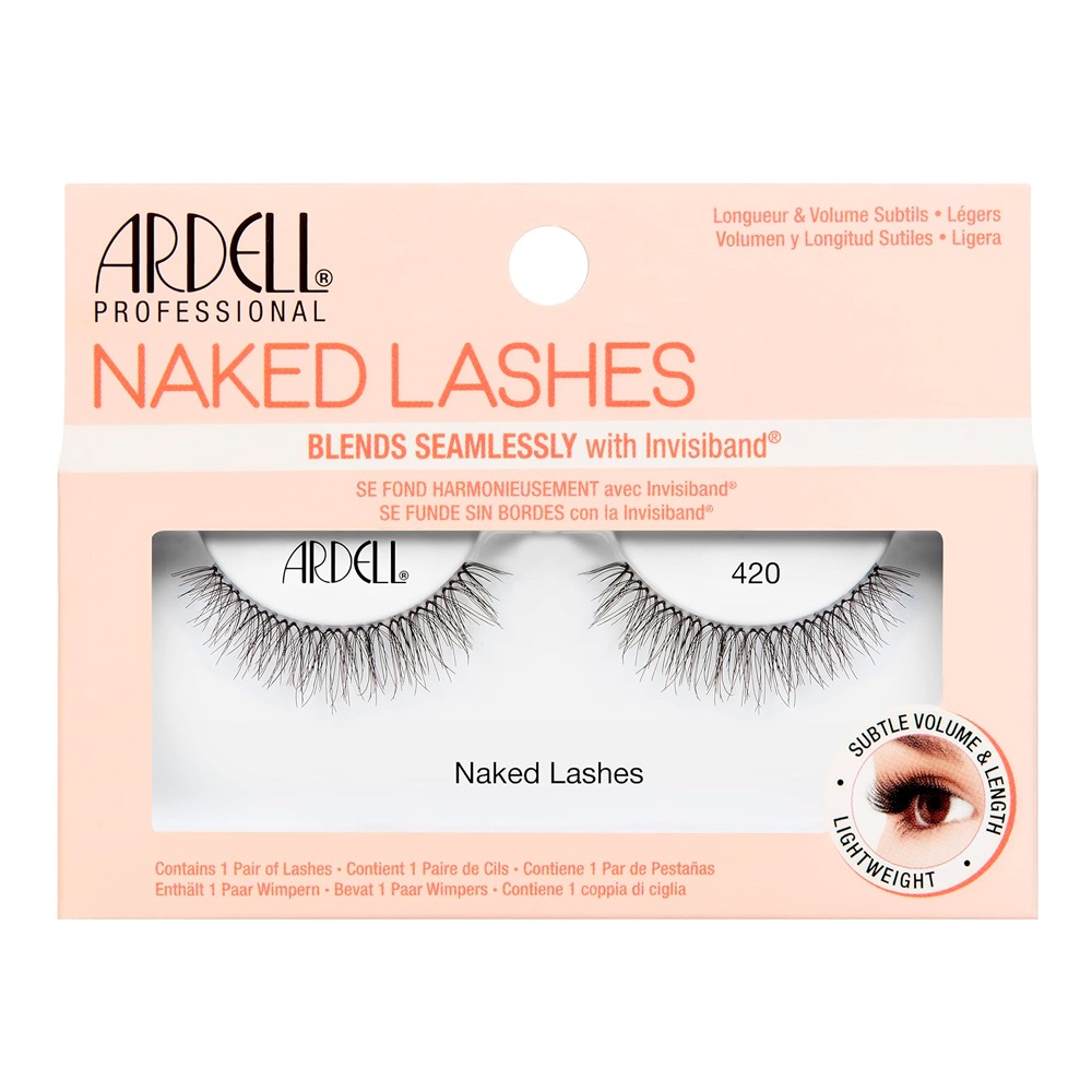 Cílios Postiços Ardell Naked Lash 420 Pacote com 1 Par em Oferta na Shopee