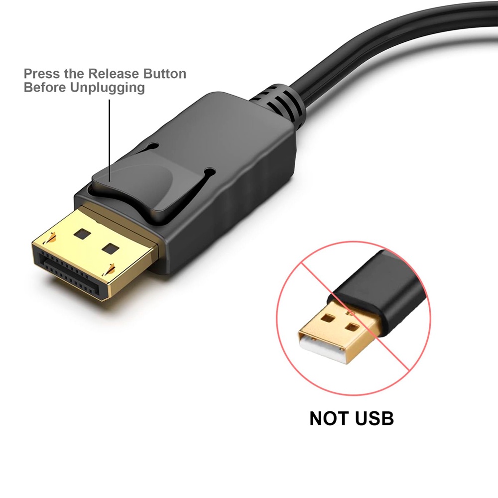 Detalhes do Adaptador Benfei DisplayPort k4 p/Hdmi Fêmea Preto