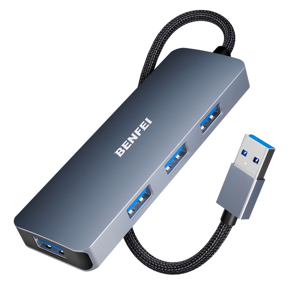 Hub Multifuncional Benfei Usb 3.0 para Usb A Cinza em Oferta na Shopee