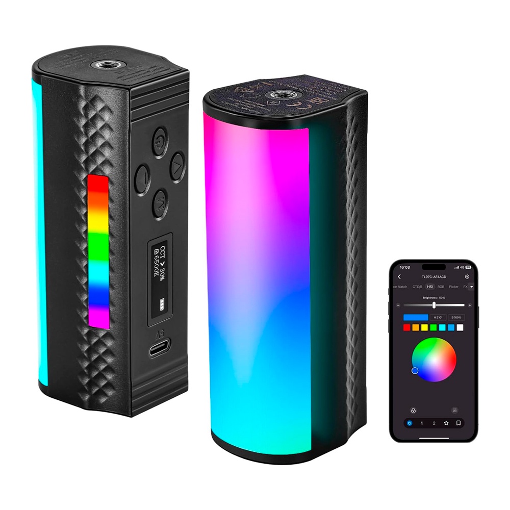 Bastão de Luz Magnético Neewer com Controle de APP Preto em Oferta na Shopee