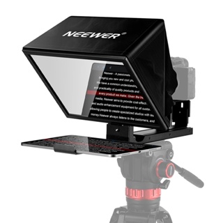 Teleprompter Neewer X12b Câmera Vídeo ao Vivo Preto em Oferta na Shopee
