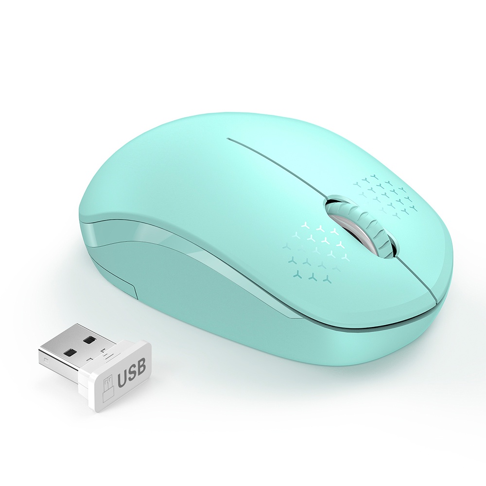 Mouse Sem Fio Seenda Wgsb 012 Mouse Wireless 2.4G Verde Mint em Oferta na Shopee