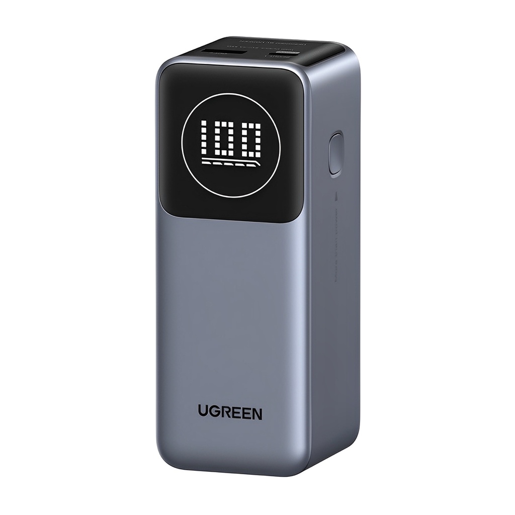 Power Bank Ugreen 12000mAh Bateria Portátil 100W Cinza em Oferta na Shopee