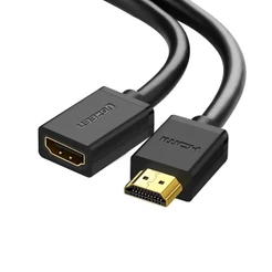 Cabo Extensor de Vídeo Ugreen Hdmi Macho/Fêmea 0.5M Preto
