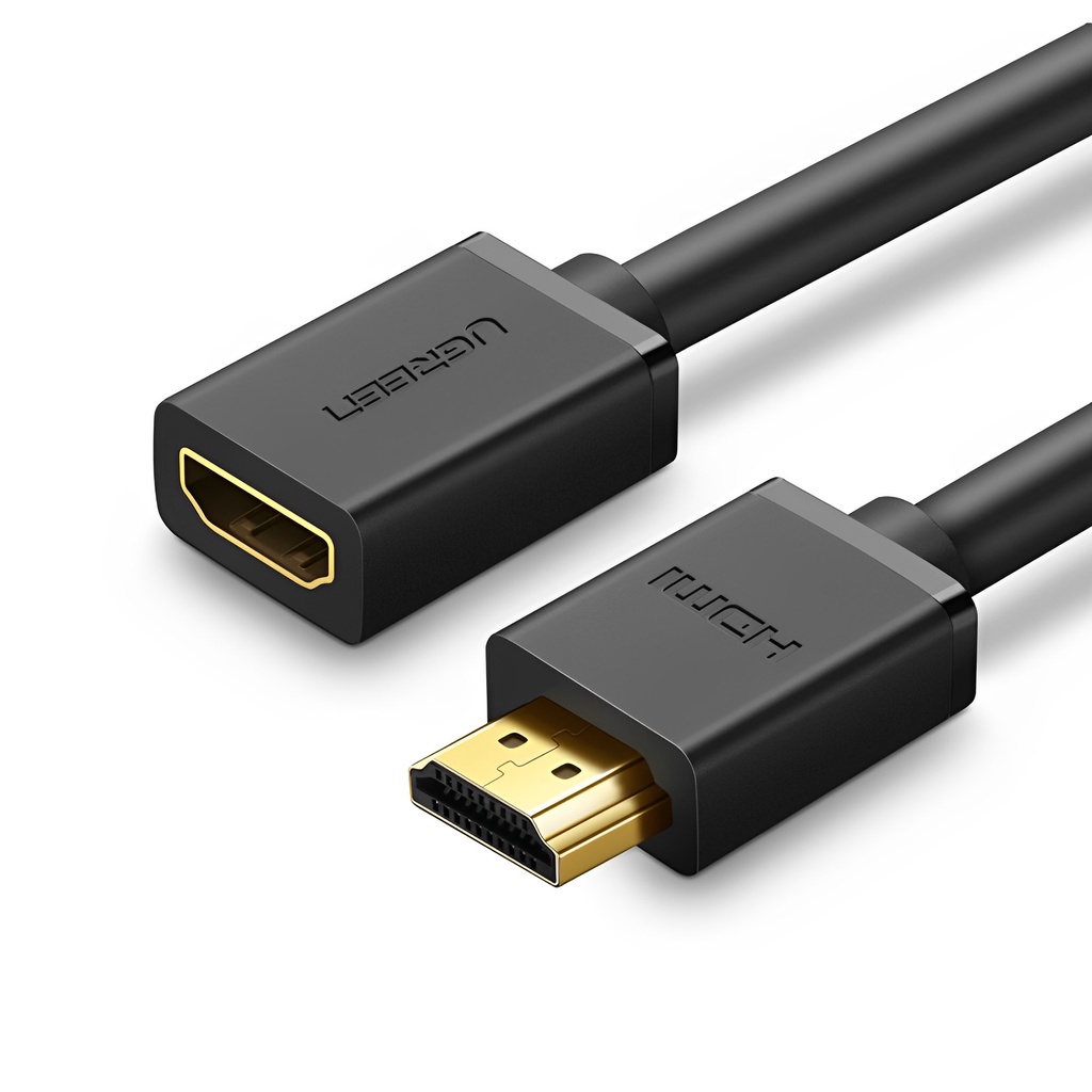 Cabo de Vídeo Ugreen Hdmi Macho/Fêmea Extensão 2M Preto em Oferta na Shopee
