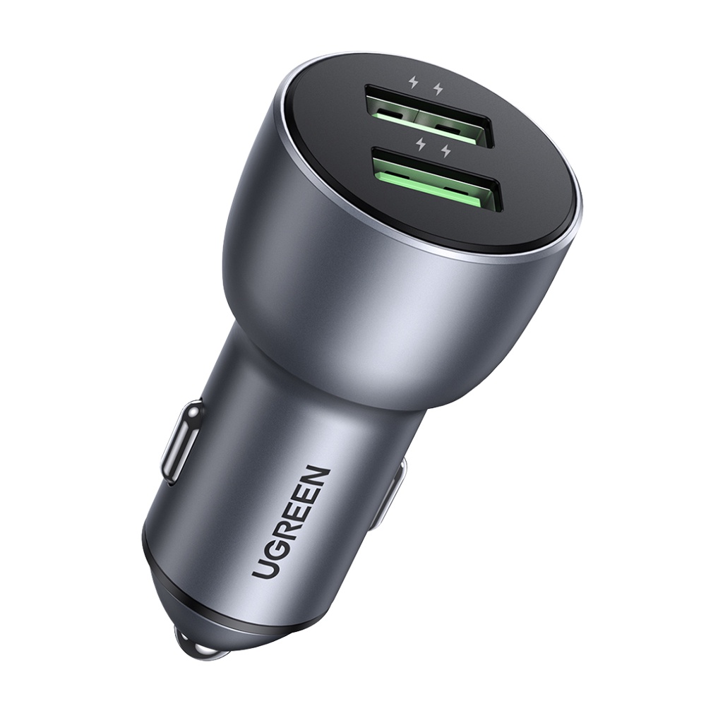 Carregador Veicular Ugreen 2 Portas Usb Tipo A Max. 36W
