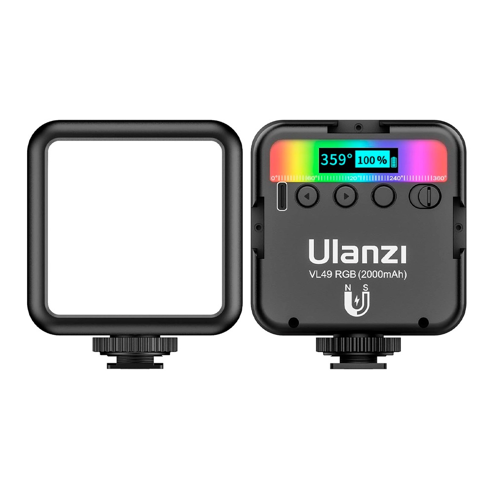Mini Luz Rgb Recarregável Ulanzi VL49 Foto/Vídeo Preto em Oferta na Shopee